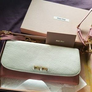 Miu Miu Madras bicolor Wallet on Chain